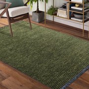 Tappeto antiscivolo nero e verde Diamond Larghezza: 200 cm | Lunghezza: 290 cm