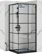 Cabina doccia Rea Concept Black 90x90