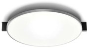 Light-Point - Inlay Round C3 Plafoniera Matt Black/Satin Silver