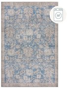 Tappeto blu lavabile 115x170 cm Orelia Global – Flair Rugs