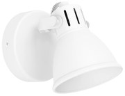 Spot Moderno Seras 1 In Acciaio Bianco 1 Luce Gu10 3W Ip20