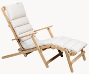 Sedia a sdraio pieghevole in legno di teak Bm5565