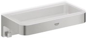 GROHE 41107DC0 - Mensola per doccia START CUBE 200 mm in acciaio inox