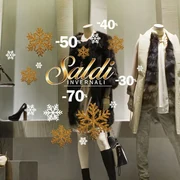 Saldi invernali | Vetrofania