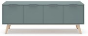 Mobile TV verde-grigio 140x53 cm Pisco - Marckeric