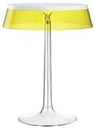 Flos Bon Jour Lampada Da Tavolo 41 cm a luce diffusa Bianca con corona gialla