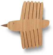 Ferm Living - Bird Applique da Parete Oiled Oak ferm LIVING