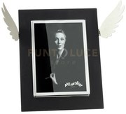 Portafoto di design icaro grande nero ,avorio in ferro e polimetilm...