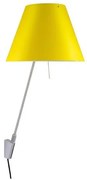 Luceplan - Costanzina Applique da Parete Alu/Smart Yellow Luceplan