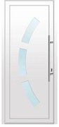 Portoncino d'ingresso in pvc 10007 L 80 x H 210 cm bianco apertura sinistra