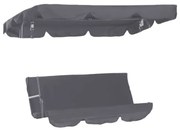 Kit ricambio dondolo Ischia - Seduta, Schienale, Tettuccio, 3 colori, Grigio