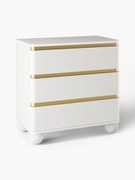 Cassettiera con piedini a sfera Bumba