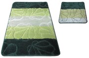 Set di due tappetini da bagno di colore verde Larghezza: 50 cm | Lunghezza: 80 cm