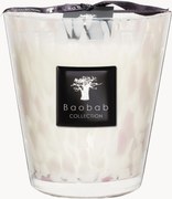 Candela profumata White Pearls (orchidea, fresia, muschio)