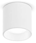 Plafoniera Moderna Dot Metallo Bianco Led 5W 3000K Luce Calda