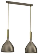 Lampadario a sospensione con filo NOAK 2xE27/15W/230V ottone/oro