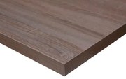 Top per lavabo Remix SENSEA L 120.4 x H 3.8 x P 49 cm rovere tartufo truciolare, opaco, disponibile su misura