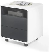 Cassettiera da ufficio TEO bianco/antracite