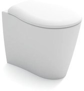 Vaso WC filomuro OLYMPIA CERAMICA soft bianco opaco, sedile incluso P 55 x L 36 x H 42 cm bianco