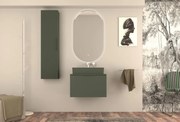 Colonna per mobile bagno Modula BADEN HAUS 1 anta P 20 x L 35 x H 140 cm verde opaco