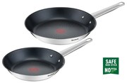 Teglie in acciaio inox 2 pezzi Cook Eat - Tefal