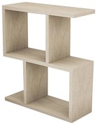 Tavolino d'appoggio CROS, finitura marmo beige