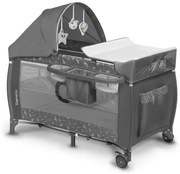 Lionelo - Culla da viaggio SVEN PLUS grigio