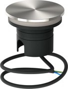 Faretto LED interrato da Giardino 6W IP67 Luce Radente 360°- Inox
