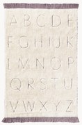 Tappeto per bambini taftato a mano con disegno lettere lavabile ABC