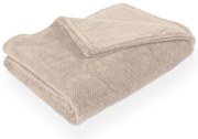 Coperta grigio tortora in micropile 150x200 cm Pippa – Tiseco Home Studio