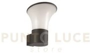 Applique da esterno ares nero 1 luce attacco e27 ip54 h.21cm