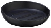 WENKO 23653100 - Portasapone BADI 11,5x3 cm nero