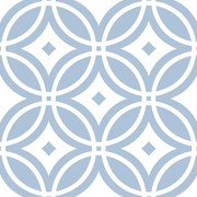 Piastrelle in LTV PVC autoadesive da pavimento parete Set 22 pz 2 mt2 30x30 effetto maiolica Capri