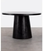 Tavolo da pranzo rotondo in legno di mango (Ø140 cm) Macbet Legno - Sklum