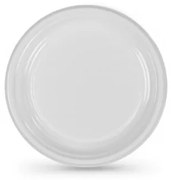 Set di piatti riutilizzabili Algon Rotondo Bianco 17 x 17 x 1,5 cm Plastica 25 Unità