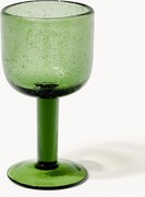Set di 4 bicchieri da vino in vetro soffiato con bolle d'aria Hippolyte