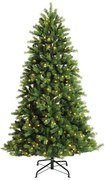 Albero di Natale artificiale Montsolar Solare per esterno illuminato H 180 cm x ø 112 cm