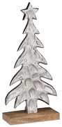 Eglo 427132 - Decorazione natalizia BALIGUIAN 27x13 cm albero/argento