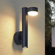 Lucande Kynlee applique LED da esterni, 2 luci