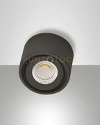 Anzio luce spot antracite 3000k 630lm 6w in alluminio ip21