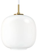 Louis Poulsen - VL45 Radiohus Lampada a Sospensione Ø250 V3 Ottone/Glossy Opale Louis Poulsen