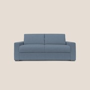 Nixon Divano letto matrimoniale con materasso 20 cm in tessuto impermeabile T03 blu