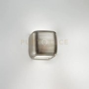 Babol a - applique in alluminio colore anticato acciaio 2 luci atta...