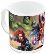 Tazza Mug The Avengers Infinity Bianco Ceramica Rosso (350 ml)