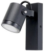 Applique da parete Urban Nero IP44 1 x GU10 M LEDME