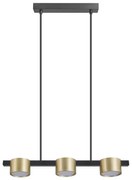 Lampadario LED a sospensione con filo MIRELLA 3xGX53/6W/230V oro/nero