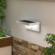 Applique LED Solare Minimal Bianca con Sensore di Movimento Colore Bianco Naturale 4.000K