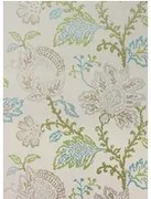 Nina Campbell Carta da parati Coromandel - Stone/ Green/ Aqua