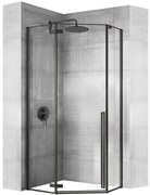 Cabina doccia DIAMOND BLACK MAT 90x90