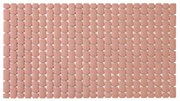 Tappetino antiscivolo doccia rosa 40x73 cm in plastica Spring